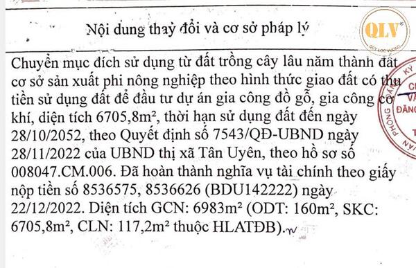 BÁN ĐẤT SKC TẠI TÂN HIỆP, TP. TÂN UYÊN, BÌNH DƯƠNG – 6.983m²